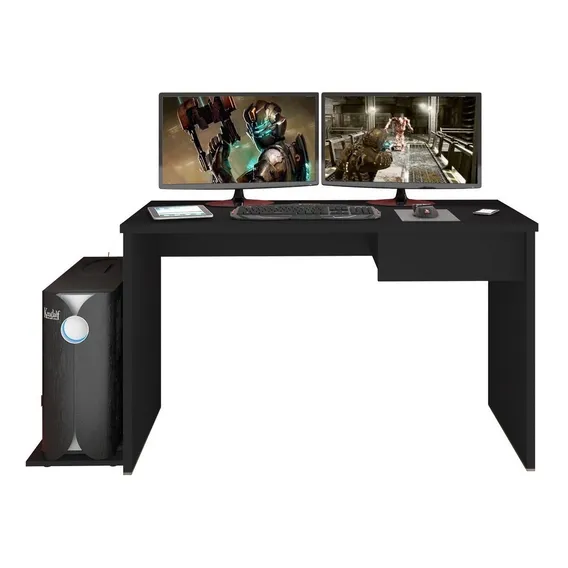 Mesa Para Computador Notebook Desk Game Drx 8000 - Mpozenato Cor Preto Foto 1
