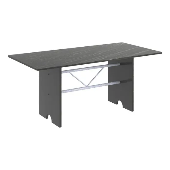 Mesa Para Cozinha 180x75cm Tampo Granito Soma Móveis Ai Foto 1