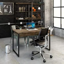 Mesa Para Escrit贸rio 120cm 2 Gavetas Kuadra Compace Foto mini 1