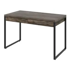 Mesa Para Escrit贸rio 120cm 2 Gavetas Kuadra Compace Foto mini 3