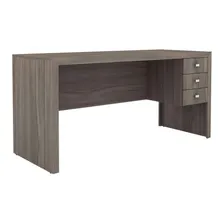 Mesa Para Escrit贸rio Com 3 Gavetas Me4113 Tecno Mobili B Cor Carvalho Foto mini 1