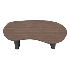 Mesa Para Escritório Com Curvas Orgânicas, Pés Ripados E Foto mini 4