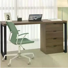 Mesa Para Escritório Diretor Com Gaveteiro 150cm Office Foto mini 4