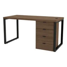 Mesa Para Escritório Diretor Com Gaveteiro 150cm Office Foto mini  2