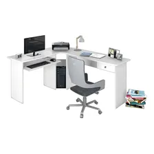 Mesa Para Escrit贸rio Em L 1 Gaveta Max Zanzini Foto mini 3