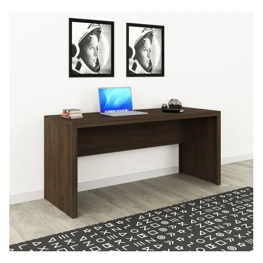 Mesa Para Escritório Me4109 Tecno Mobili Rústico Dg Foto 1