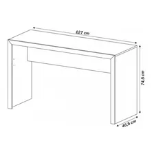 Mesa Para Escrit贸rio Me4135 Preto - Tecno Mobili Foto mini 3