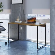Mesa Para Escrit贸rio Office Estilo Industrial 120cm Kuadra Foto mini 1