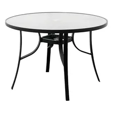 Mesa Para Jardim 107x107x71cm Macae Preto Fb Foto mini 1