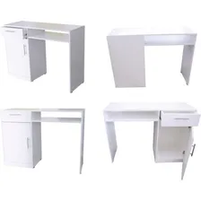 Mesa Para Manicure Salão - Bancada Com Gaveta E Porta Cor Branco Foto mini 4