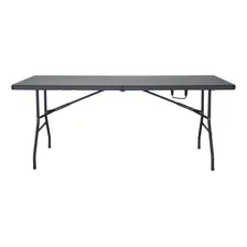 Mesa Portatil Dobravel Vira Maleta Camping 180cm - Black Foto mini  3