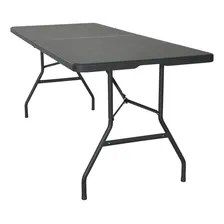 Mesa Portatil Dobravel Vira Maleta Camping 180cm - Black Foto mini  2