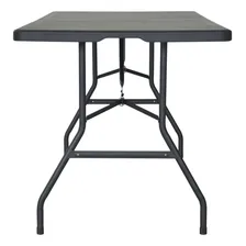 Mesa Portatil Dobravel Vira Maleta Camping 180cm - Black Foto mini 4