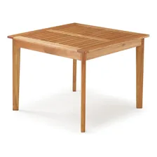 Mesa Quadrada 900 Primavera Casa E Jardim M贸veis Jf Cor Stain Jatob谩 Foto mini 1