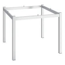 Mesa Quadrada Com Tampo Em Vidro Calif贸rnia Compoarte Wt Foto mini 1