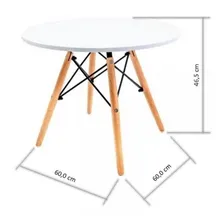 Mesa Redonda 60cm Eames Dsw Foto mini 4