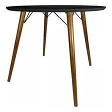Mesa Redonda 80cm Tampo Mdf Jantar PĂ© Palito Suporte V Jt Home Foto mini 1