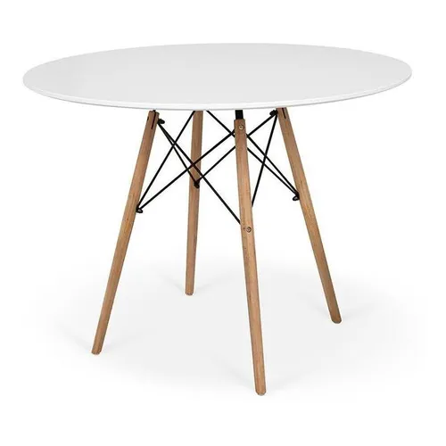 Mesa Redonda Eames Eiffel Wood 120cm Foto 1
