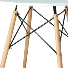 Mesa Redonda Eames Eiffel Wood 120cm Foto mini 4