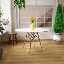 Mesa Redonda Eames Eiffel Wood 120cm Foto mini  2