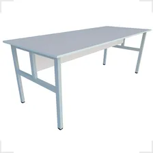 Mesa Refeit贸rio 8 Lugares 2,00x80 Escolar Empresa Industrial Cor Cristal Foto mini 1