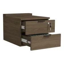 Mesa Secretária c/ 2 Gavetas Kappesberg F120 Cor Munique Foto mini 4