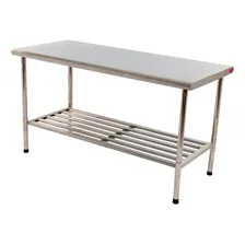 Mesa Serviço Inóx Central 1,20m Imeca 120 X 70 Bancada Foto mini 1