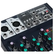 Mesa Som 4 Canais Dj delay repeat Bluetooth Usb Phantom Power 48v 110V/220V Foto mini 4
