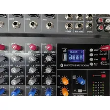 Mesa Som Lelong Bluetooth Usb Mixer Mp3 Playe Flex 12 Canais Foto mini 2