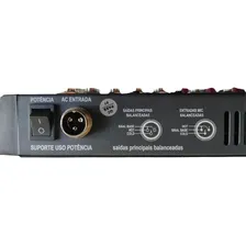 Mesa Som Lelong Bluetooth Usb Mixer Mp3 Playe Flex 12 Canais Foto mini 4