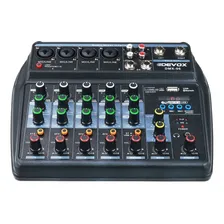 Mesa Som Mixer Dmx-06 6 Canais Bluetooth Phantom Efeito Efx Bivolt 127v - 220v Foto mini  2