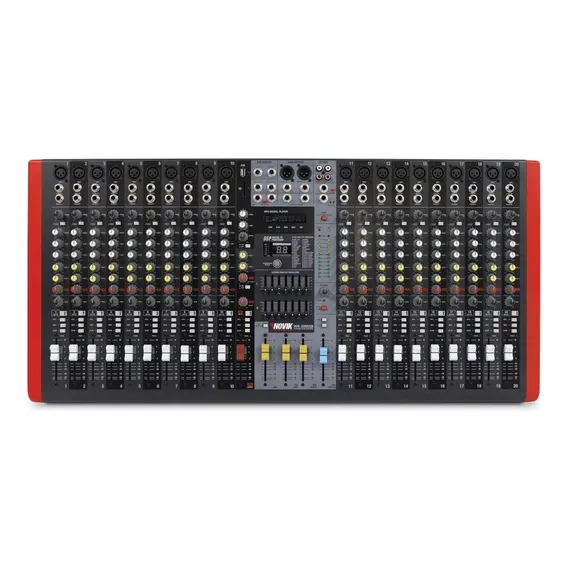 Mesa Som Novik 20 Canais Nvk 20m Usb E Bluetooth Bivolt Foto 1