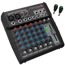 Mesa Stetsom Stm 1206 Estéreo 6 Canais 2 Vias Hack Móvel 12V Foto mini  3