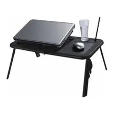 Mesa Suporte C/ Cooler Notebook Dobrável Cor Preto Foto  mini 1
