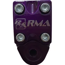 Mesa Suporte Guidao Aluminio Cross Bmx Caiçara Violeta Foto mini 3