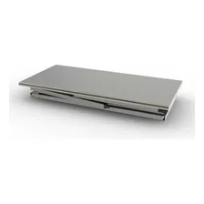 Mesa Tampo Inox Estrutura Ep贸xi 120x70 Grade Canto Arredonda Foto mini 3