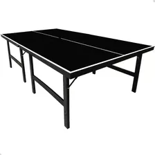 Mesa Tênis De Mesa Ping Pong 18mm Mdf Sports Mania Cor Preto Foto mini  2