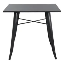 Mesa Tolix Restaurante Industrial Iron Bar Loft Aço Cores Av Tampa Preto - Semibrilho Foto mini 2