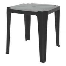 Mesa Tramontina Tambaú Em Polipropileno Preto Foto mini 1