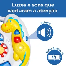 Mesinha Atividades Infantil Didática Mesa Bebe Interativa Cor Azul Foto mini 4