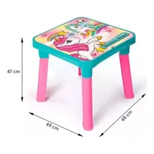 Mesinha Com Cadeira Infantil: Unic贸rnio M谩gico Foto mini 4