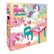 Mesinha Com Cadeira Infantil: Unic贸rnio M谩gico Foto mini 3