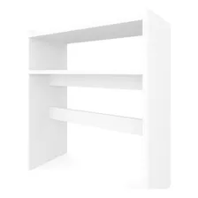 Mesinha Computador Multiuso Quarto Sala Escritorio Cor Branco Foto mini  2