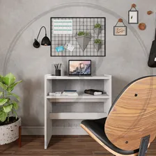 Mesinha Computador Multiuso Quarto Sala Escritorio Cor Branco Foto mini 4