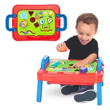 Mesinha Infantil Menino Didática Educativa mercotoys Foto mini 3