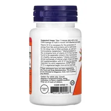 Methyl B12 Metilcobalamina 5000mcg 60 Caps Sublingual - Now Sabor Without flavor Foto mini  3