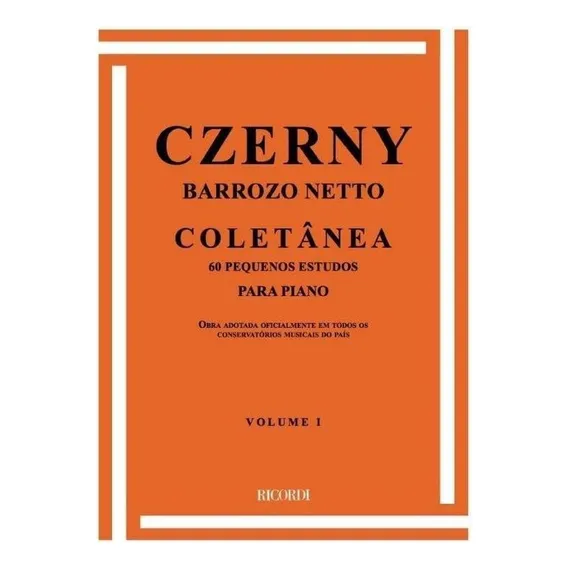 Método Czerny Barrozo Neto Coletânea Volume I Foto 1