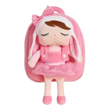 Metoo Doll - Mochila Com Boneca 30cm Angela Floresta Coelha Foto  mini 1