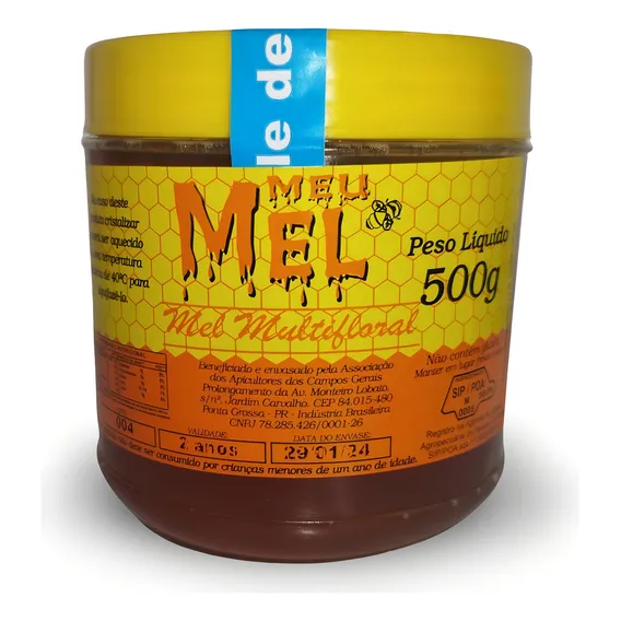 Meu Mel, 500g - Mel Puro Foto 1