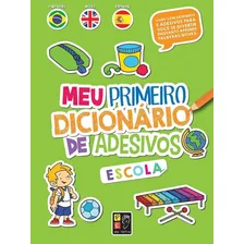 Meu Primeiro Dicionario De Adesivos Trilingue - Escola Foto mini 1